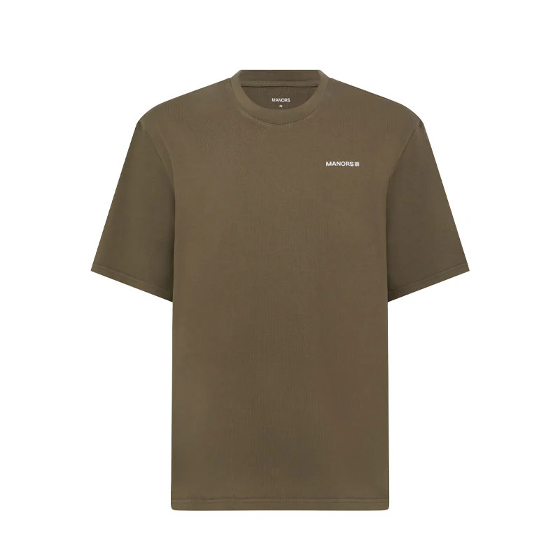 MANORS Logo Men's T-Shirt (Olive)
