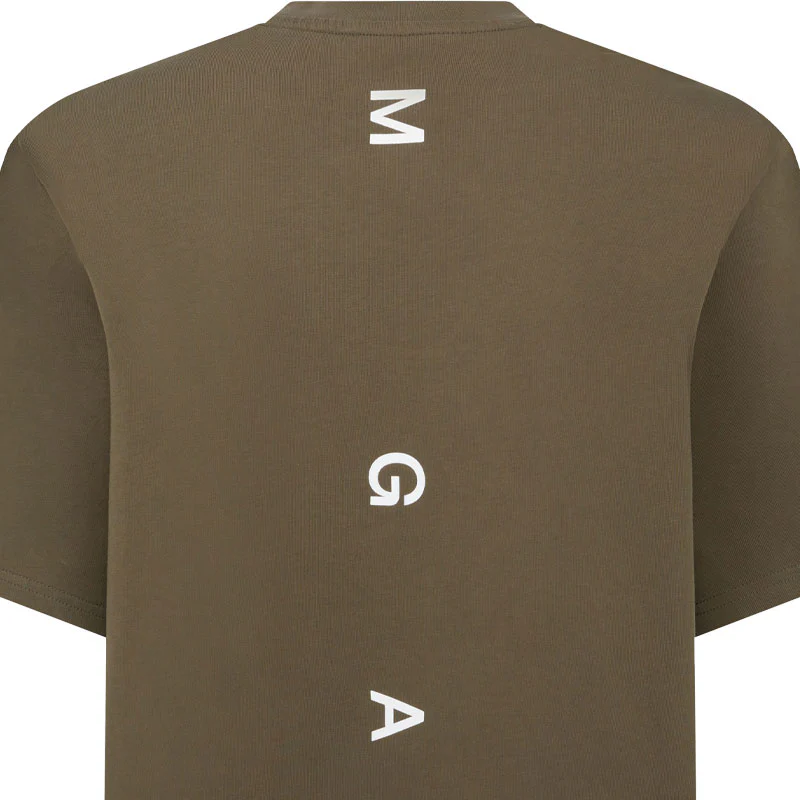 MANORS MGA Men's T-Shirt (Olive) - Image 4
