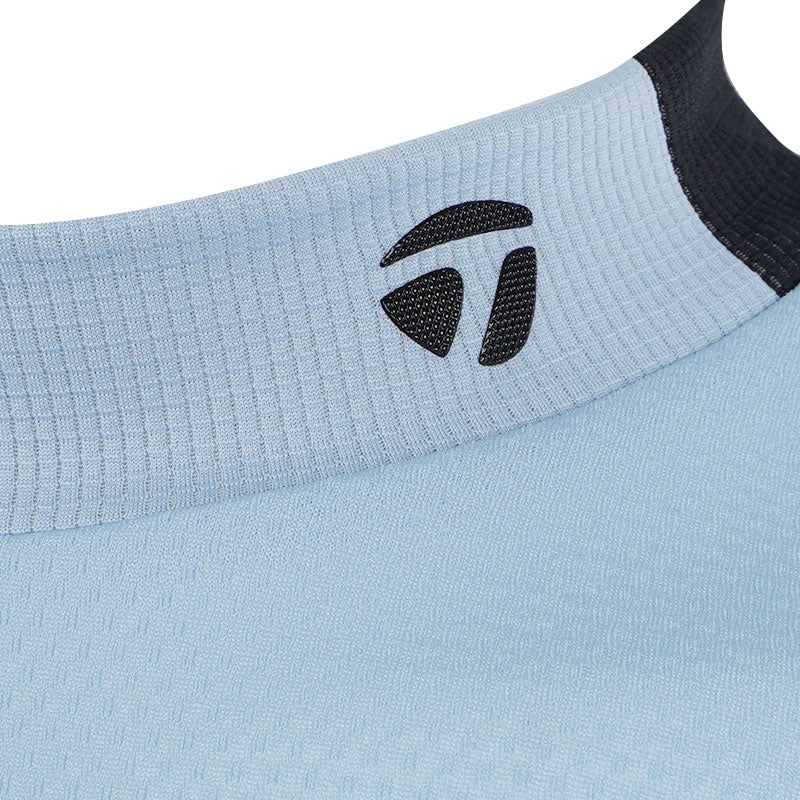 TAYLORMADE T-ICE T-AIR Logo Men's Polo (Chambray) - Image 3