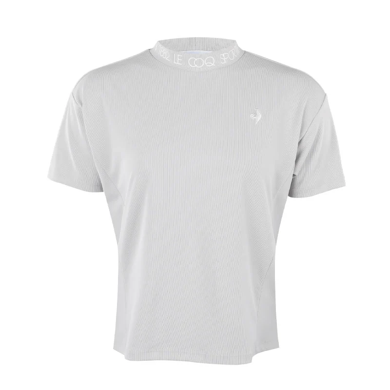 LE COQ SPORTIF GOLF Women's Mock Shirt (Grey)