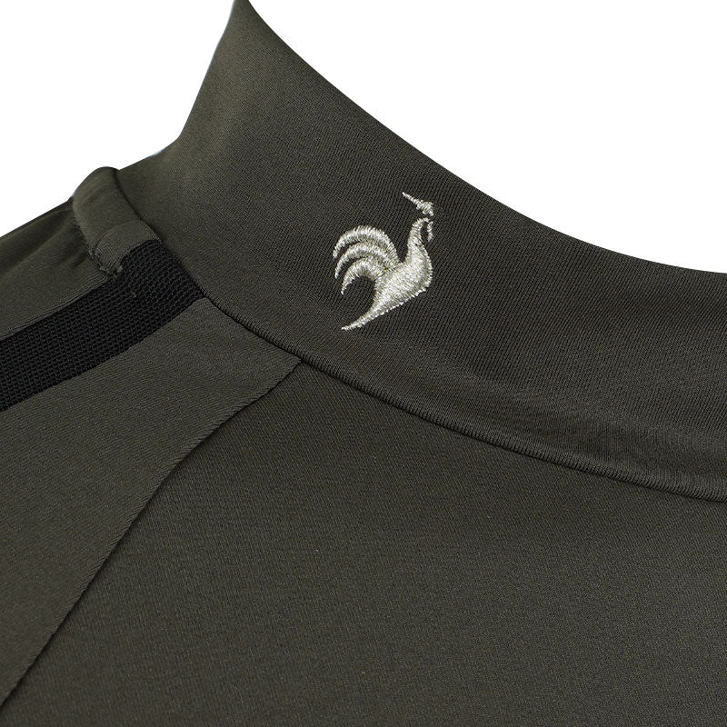 LE COQ SPORTIF GOLF Rijoume Women's Mock Neck Shirt (Grey) - Image 3