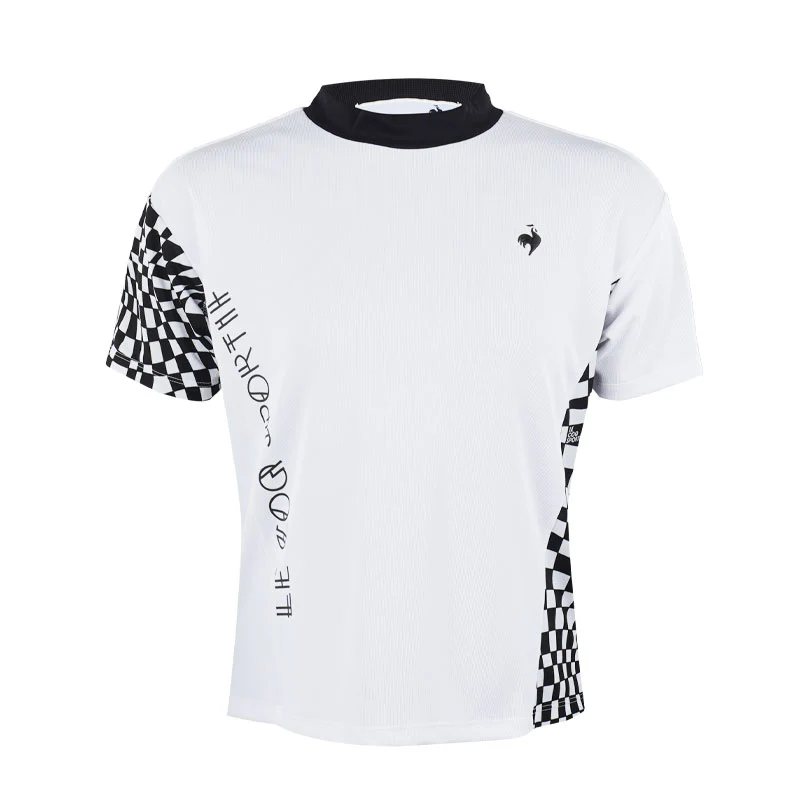 LE COQ SPORTIF GOLF Wide Women's Mock Shirt (White)