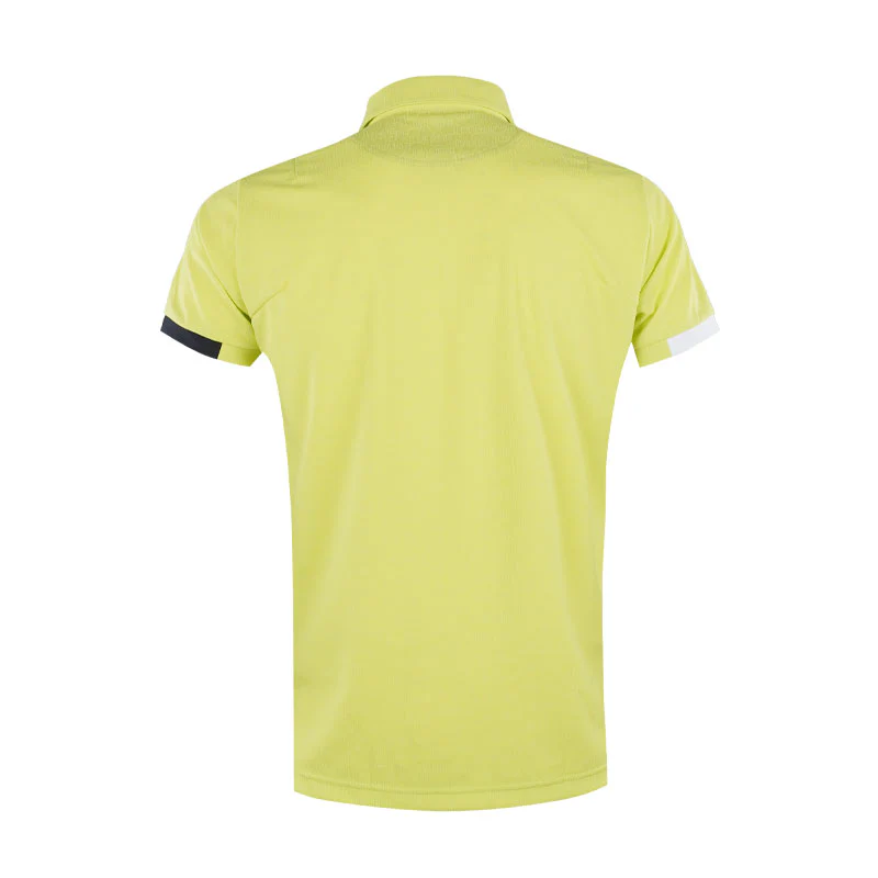 LE COQ SPORTIF GOLF Petite Men's Jacquard Polo (Lime) - Image 2