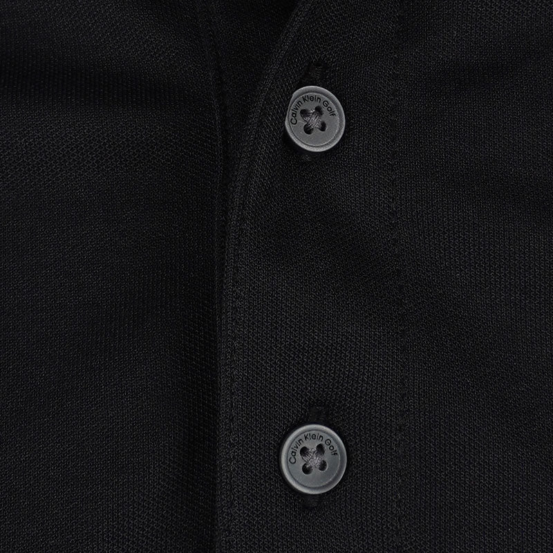 CALVIN KLEIN Jackson Men's Polo (Black) - Image 3