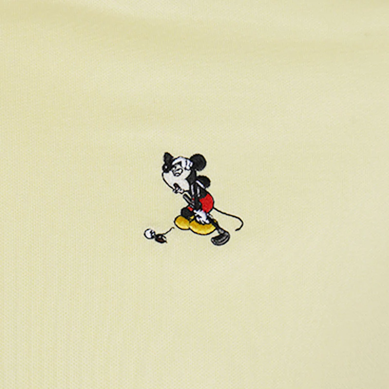 DISNEY Mickey Men's T-Shirt (Pastel Yellow) - Image 3
