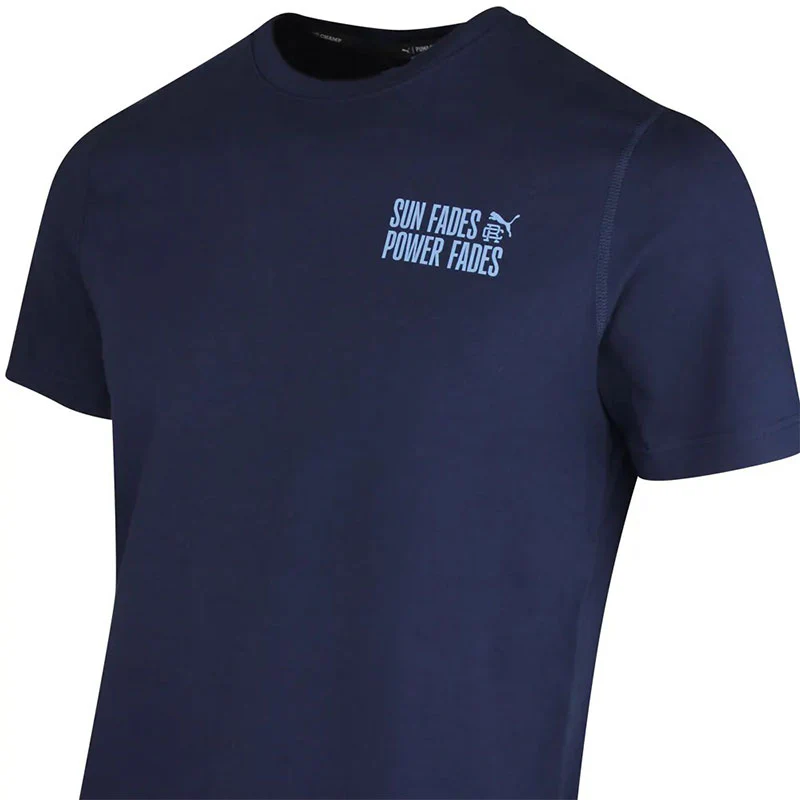 PUMA x Reigning Champ Lifestyle Men's T-Shirt (Deep Navy) - Image 4
