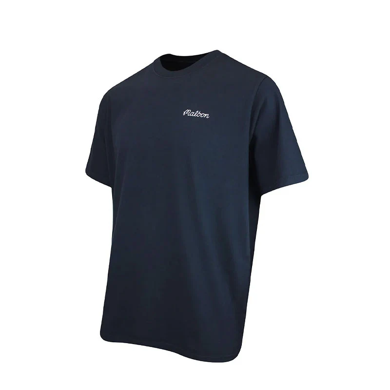 MALBON GOLF Bermuda Baldwin Men's T-Shirt (Navy) - Image 3