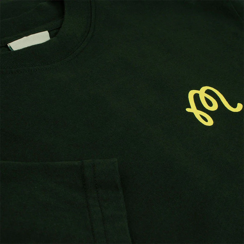 MALBON GOLF Bermuda Origin Men's T-Shirt (Dark Olive) - Image 3