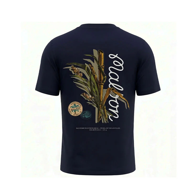 MALBON GOLF Bermuda Origin Tee (Midnight Navy) - Image 2