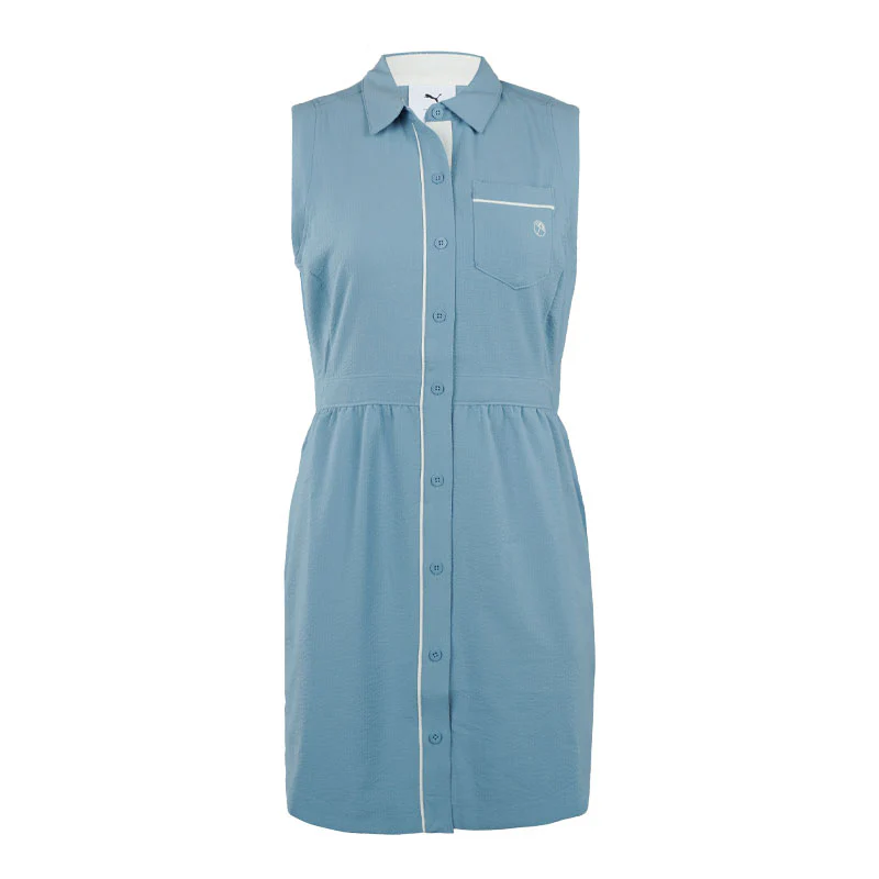 PUMA x Arnold Palmer Seersucker Dress (Zen Blue)