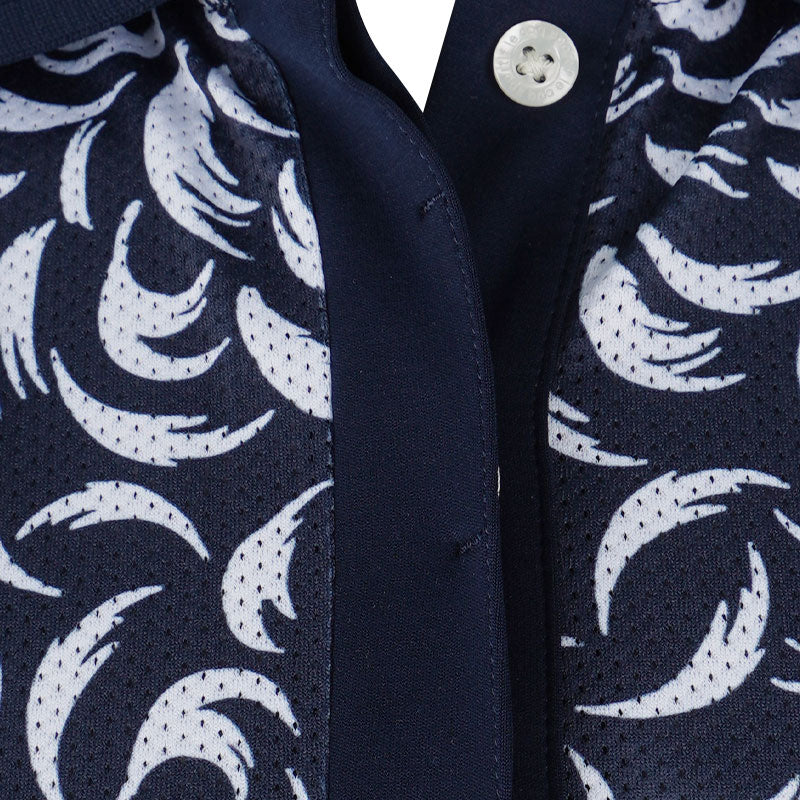 LE COQ SPORTIF GOLF Allover Pattern Sleeveless Dress (Navy) - Image 3