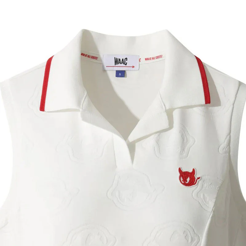 WAAC Women's Jacquard Dress (White) - Image 3