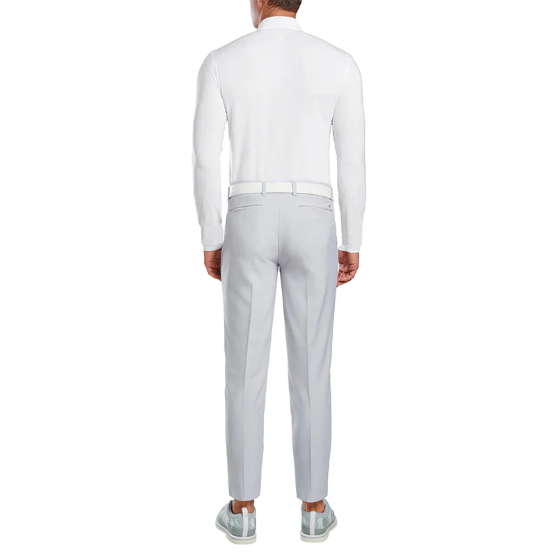 GFORE Luxe Men's Long Sleeve Polo (Snow) - Image 2