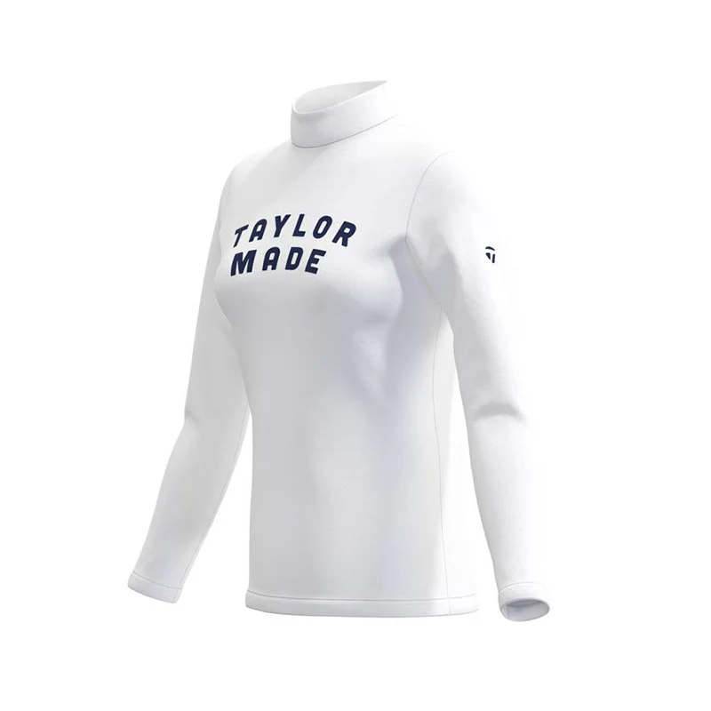 TAYLORMADE Round Logo Women's Longsleeve Shirt (White) - Image 4