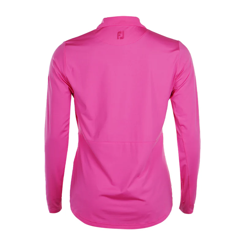 FOOTJOY FootJoy Sun Protection Women's Long-Sleeve Polo (Pink) - Image 2