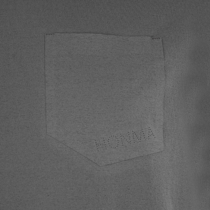 HONMA Urban Men's Long Sleeve Polo (Charcoal) - Image 3