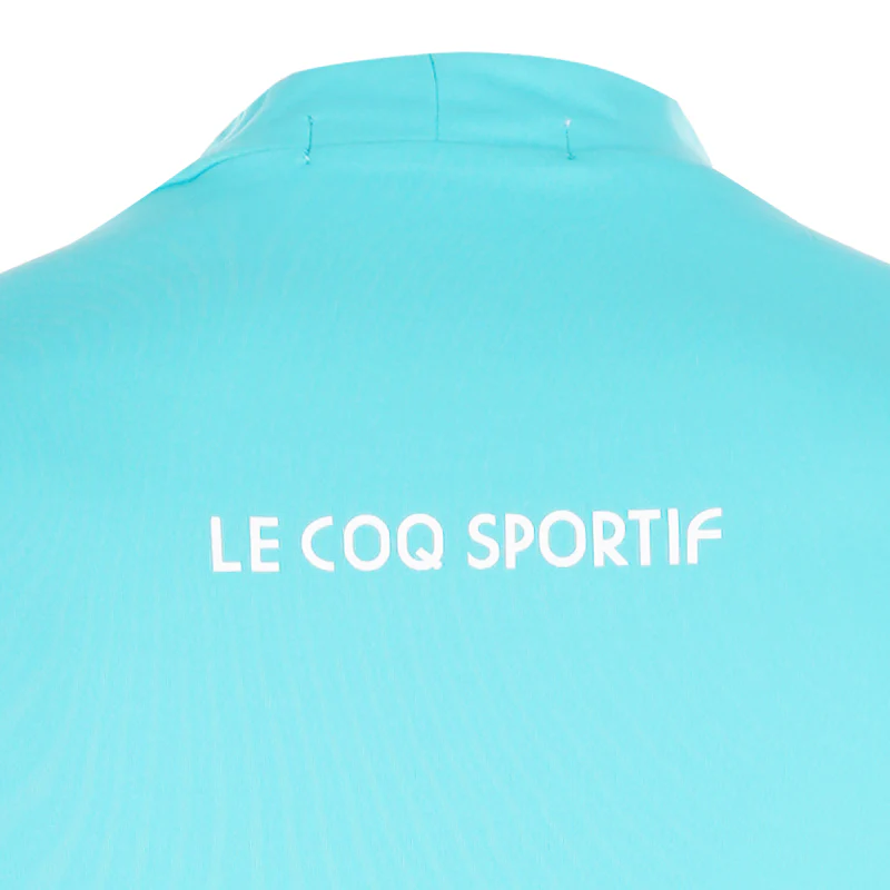 LE COQ SPORTIF GOLF Mock Men's Long Sleeve Shirt (Green) - Image 4