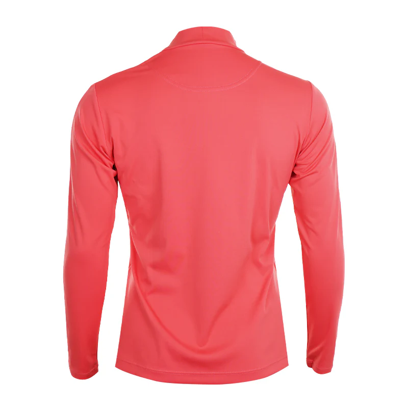 LE COQ SPORTIF GOLF High Neck Women's Long Sleeve Shirt (Red) - Image 2
