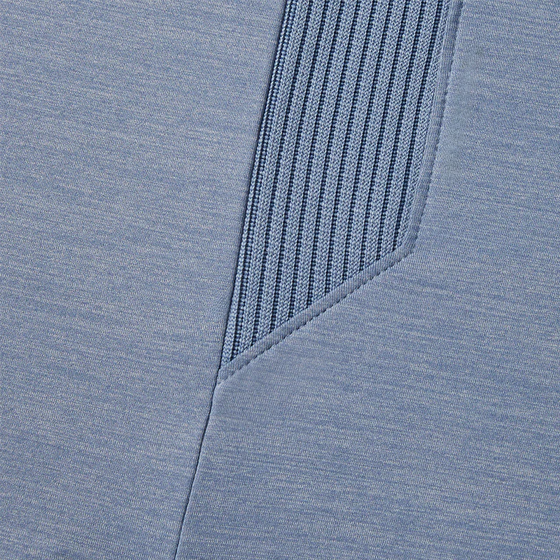 GFORE Ice-Nylon Men's Long Sleeve Polo (Heather Slate) - Image 3