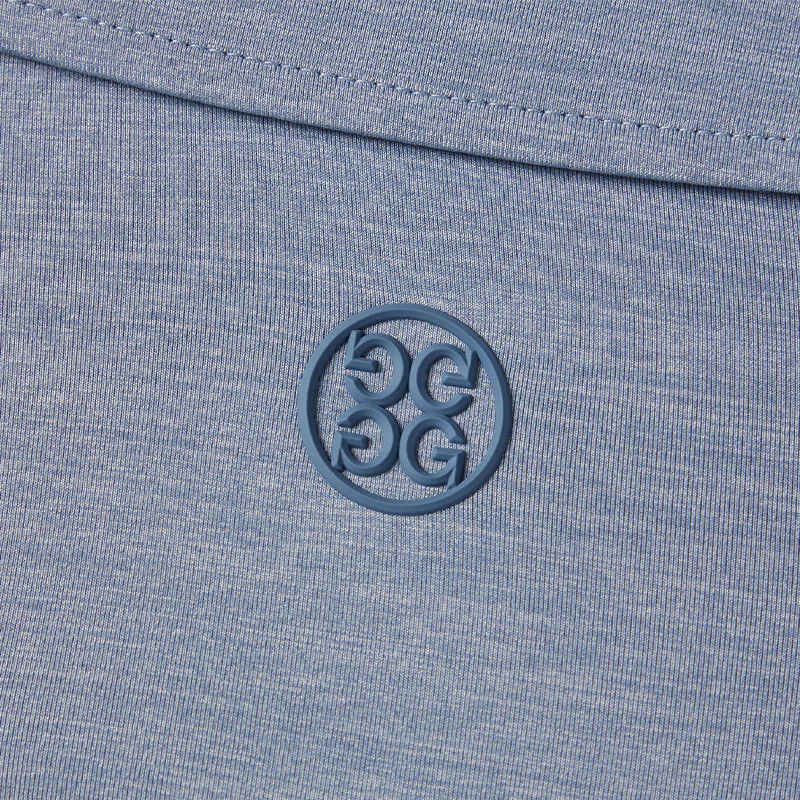 GFORE Ice-Nylon Men's Long Sleeve Polo (Heather Slate) - Image 4