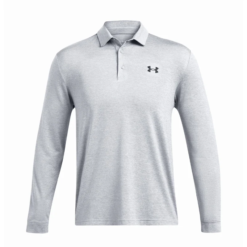 UNDER ARMOUR Playoff Men's Long Sleeve Polo (Steel)
