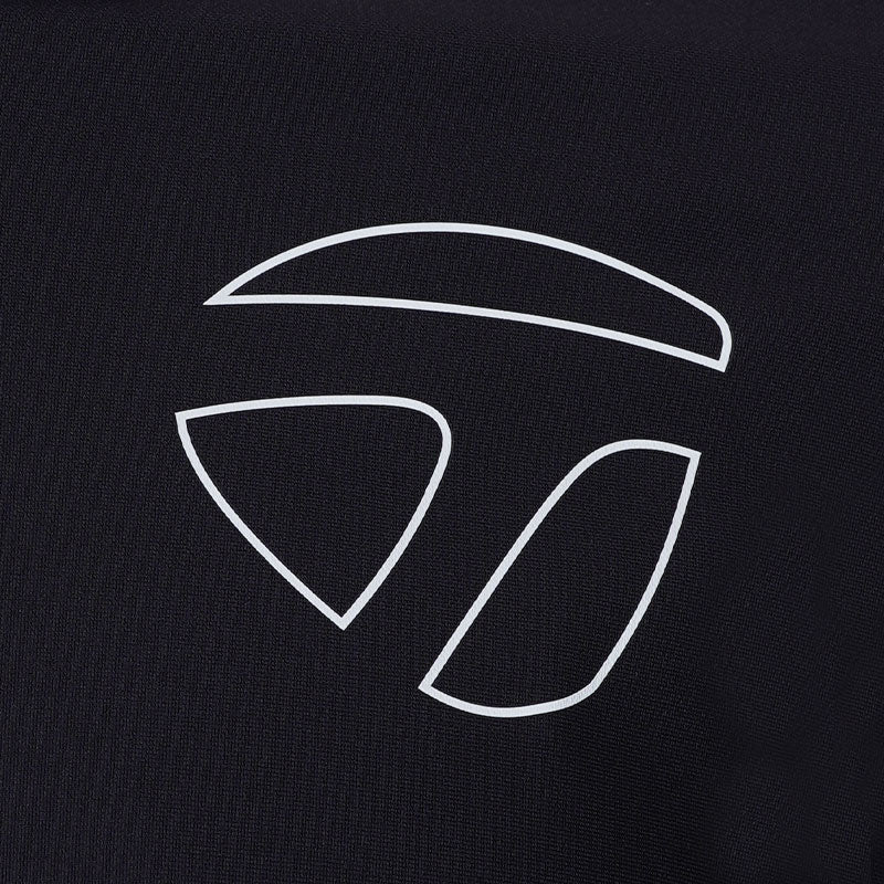 TAYLORMADE Color Block Men's Long Sleeve Polo (Navy) - Image 4