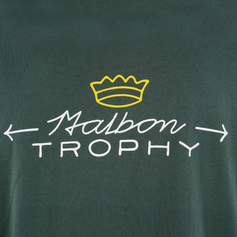 MALBON GOLF Trophy Men's Long Sleeve T-Shirt (Green) - Image 4