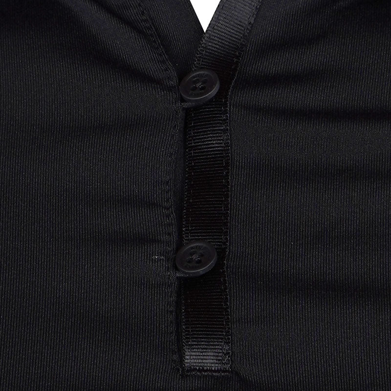 NIKE Dri-FIT Tour Women's Long Sleeve Polo (Black) - Image 3