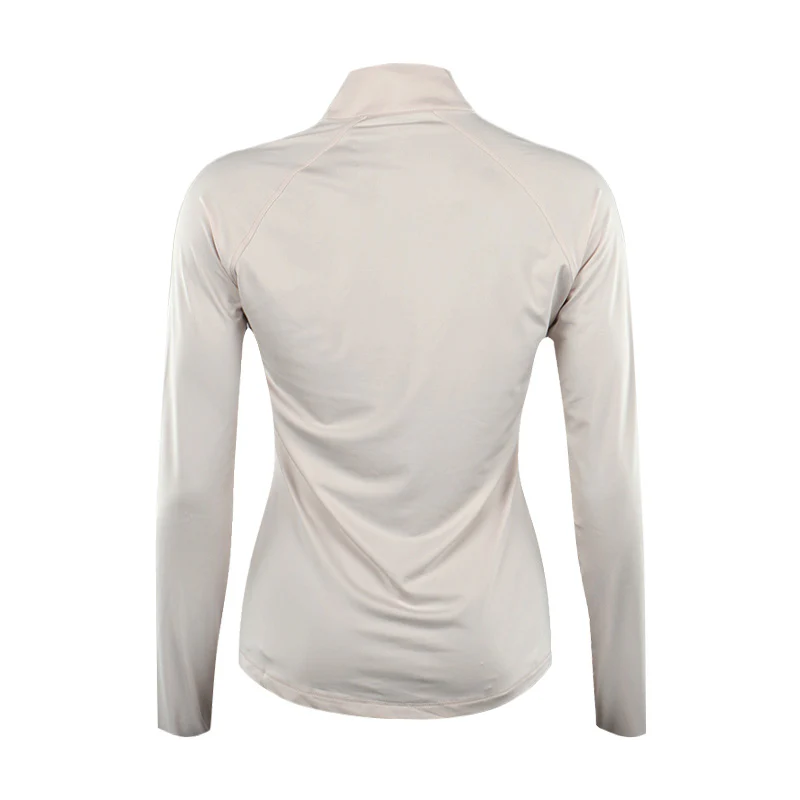 CALVIN KLEIN San Marcos 1/4 Zip Women's Long Sleeve Shirt (Shell Pink) - Image 2