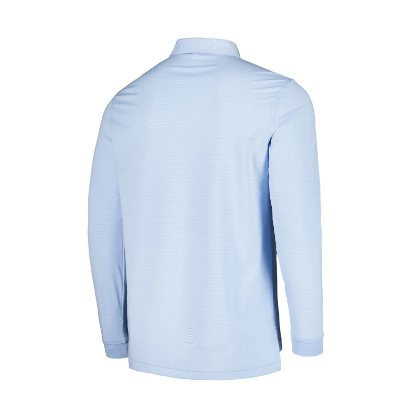 PETER MILLAR Jubilee Men's Long Sleeve Polo (Blue Fade) - Image 2
