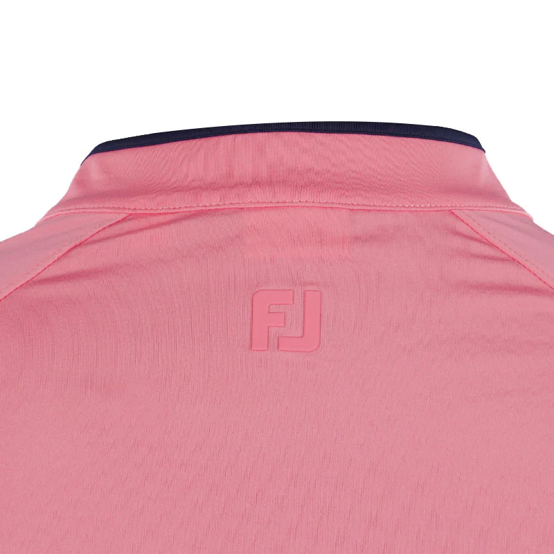 FOOTJOY Women's 1/4 Zip Long Sleeve Sun Protection Shirt (Pink) - Image 4