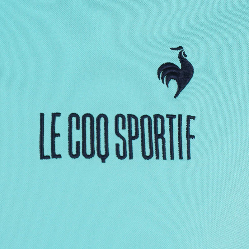 LE COQ SPORTIF GOLF Pique Men's Long Sleeve Polo (Emerald) - Image 4