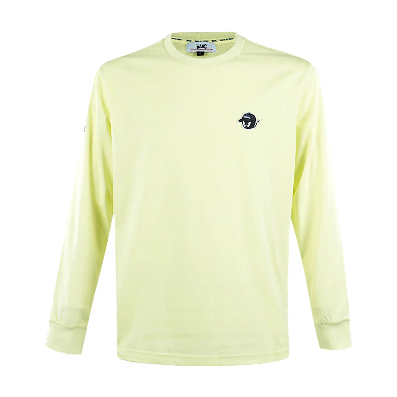 WAAC Men's Crewneck Long Sleeve T-Shirt (Yelllow)
