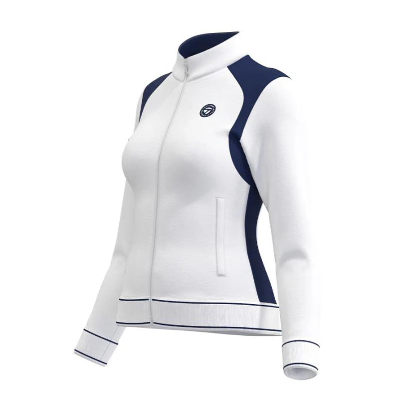 TAYLORMADE Sweat Track Women's Jacket (White) - Image 4