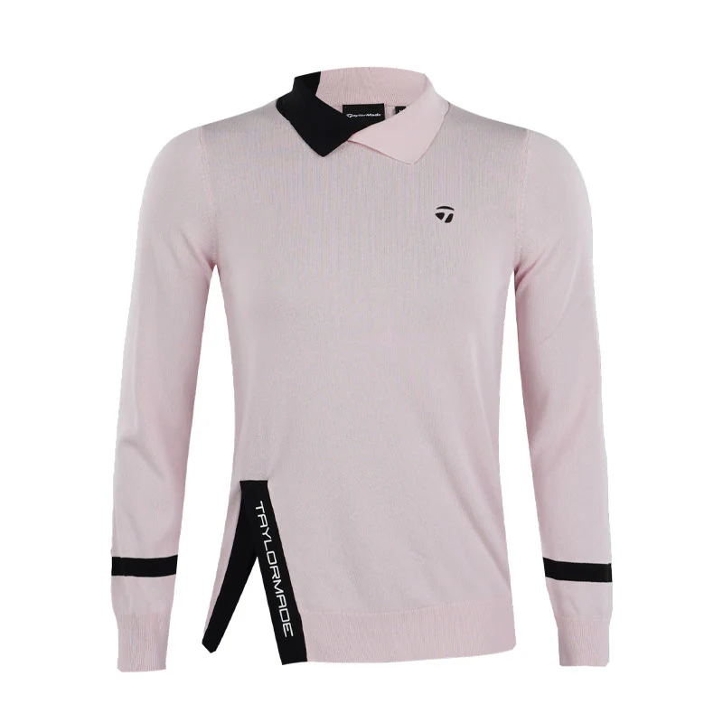 TAYLORMADE Asymmetrical Women's Sweater (Pink)
