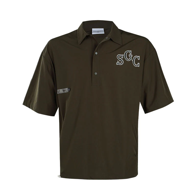 STUDENTSGOLF Bench Popover Men's Polo (Olive)