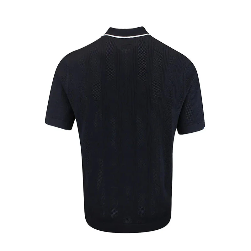 NIKE Jordan Sport Knit Button Down Men's Sweater (Black) - Image 2