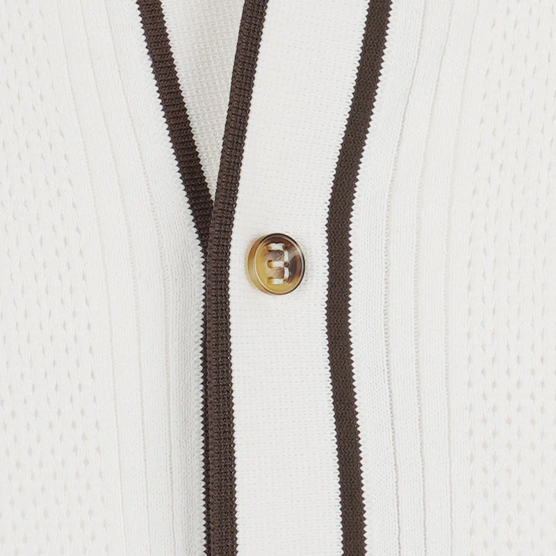 NIKE Jordan Sport Knit Button Down Men's Sweater (Phantom) - Image 3