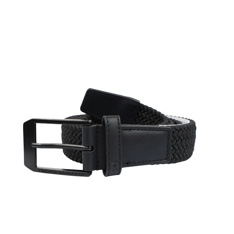 UNDER ARMOUR Braided Men's Golf Belt (Black)