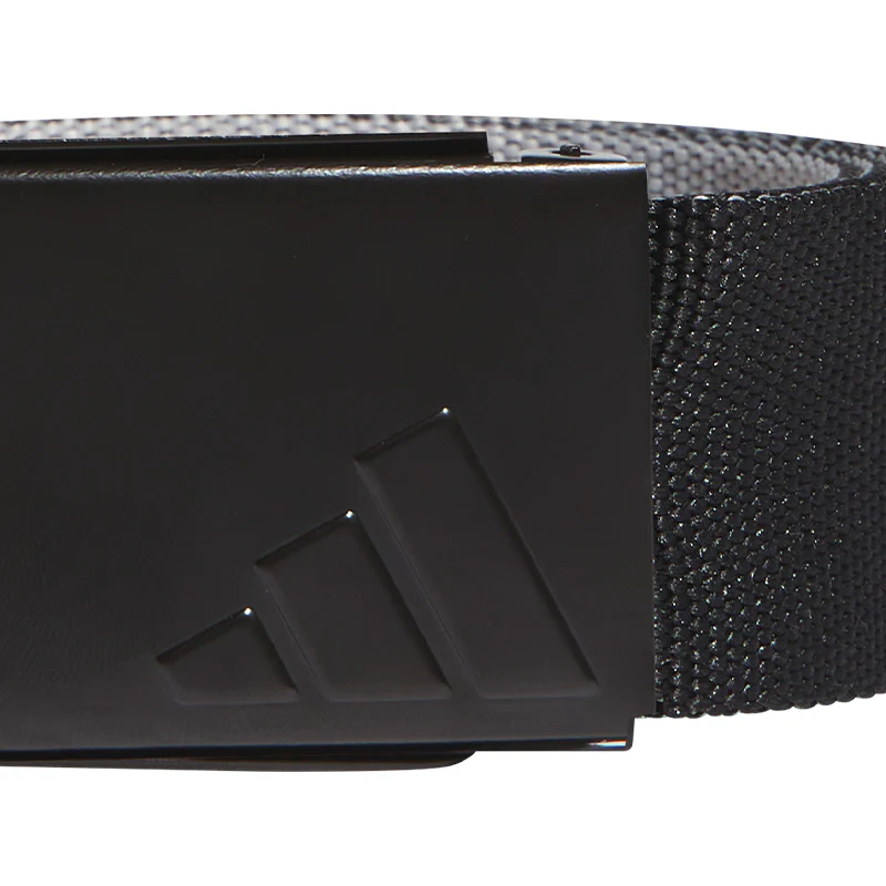 ADIDAS Men's Reversible Webbing Belt (Black/Grey) - Image 4