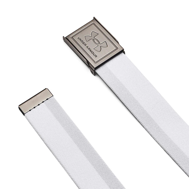 UNDER ARMOUR Drive Stretch Webbing Men's Belt (White/Steel) - Image 3