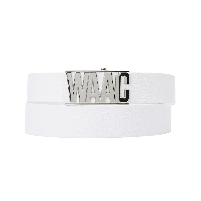 WAAC Logo Men's Belt (White)