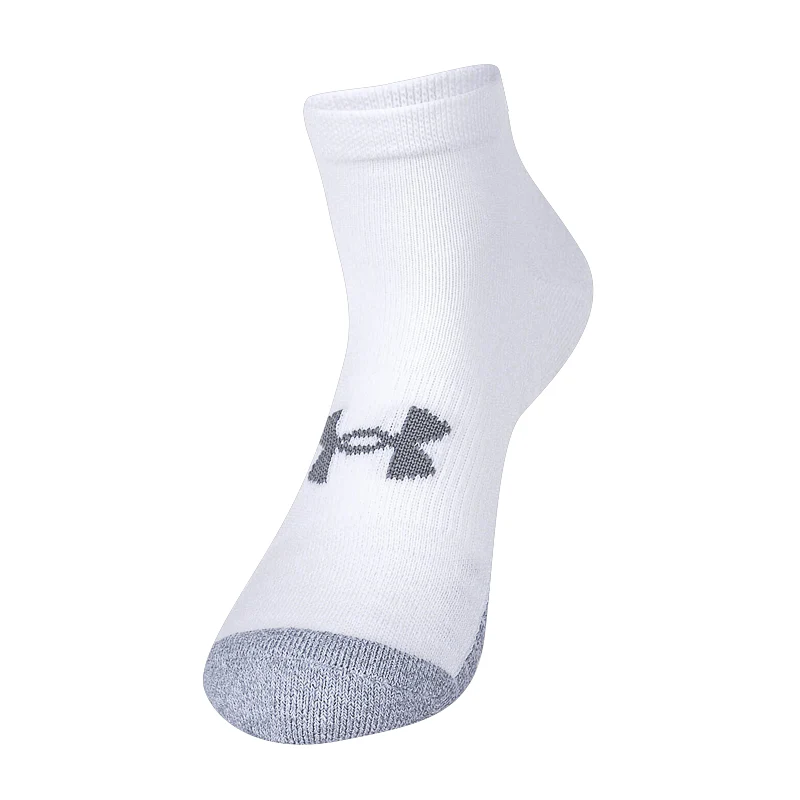 UNDER ARMOUR Heatgear 3-Pack Men's Socks (White/Steel)