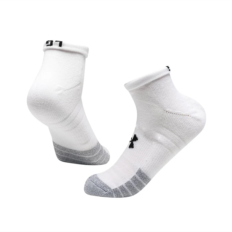 UNDER ARMOUR HEATGEAR 3-PACK SOCKS (WHITE)