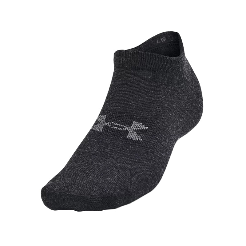 UNDER ARMOUR Essential 3-Pack Low Socks (Grey/White/Black) - Image 3