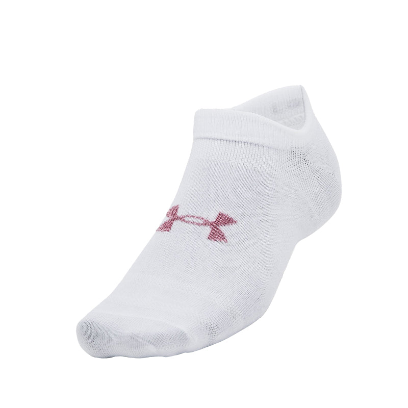 UNDER ARMOUR Performance 3-Pack NS Socks (White) - Image 2