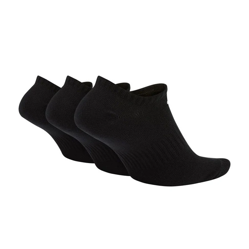 NIKE Training No-Show 3-Pack Socks (Black) - Image 2