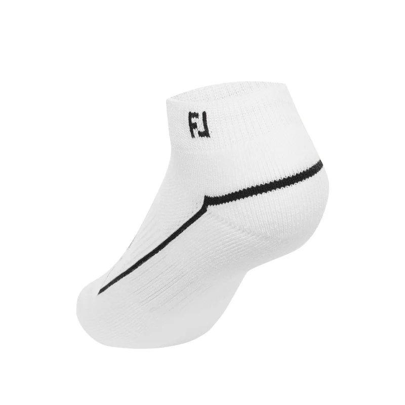 FOOTJOY ProDry Roll Tab 2-Pack Women's Socks (White) - Image 2