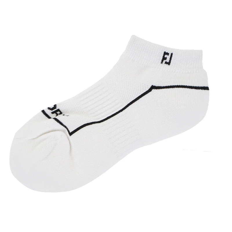 FOOTJOY ProDry Roll Tab 2-Pack Women's Socks (White) - Image 3
