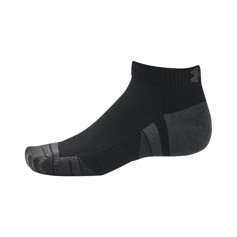 UNDER ARMOUR Performance Tech 3-Pack Low Cut Socks (Black) - Image 3